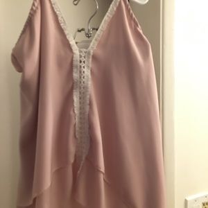 Nwot - halter top - light flowy material -XL